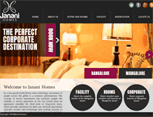 Tablet Screenshot of jananihomes.com